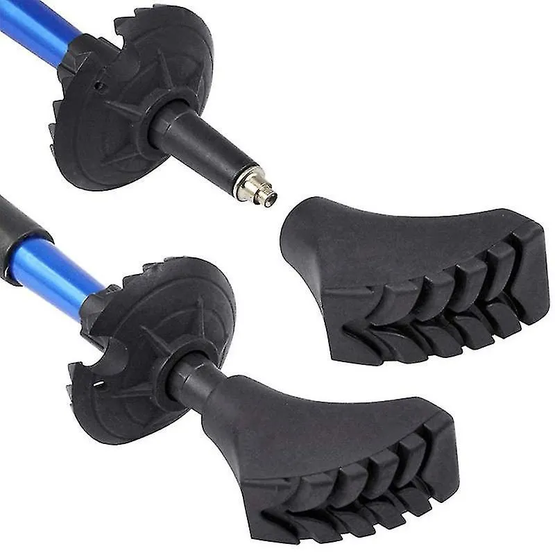 10 Pieces Nordic Walking Pads, Trekking Rubber Buffers Compatible