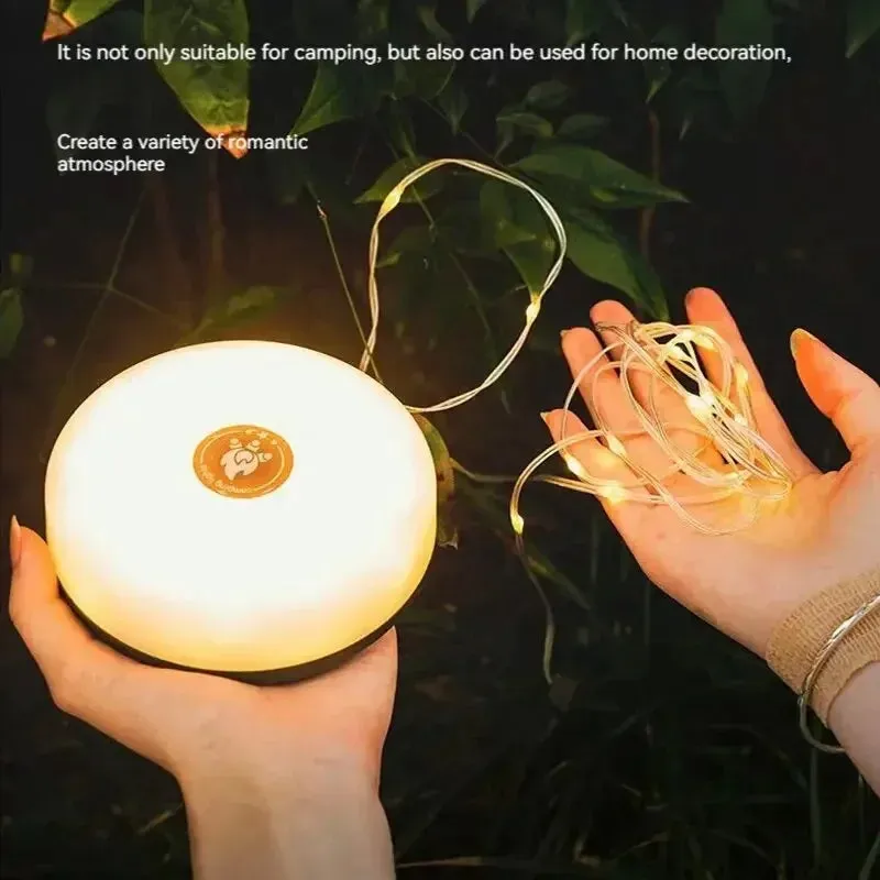 10m LED Camping Light Strip Waterproof Recyclable Outdoor Tent & Garden Room Decoration Lamp