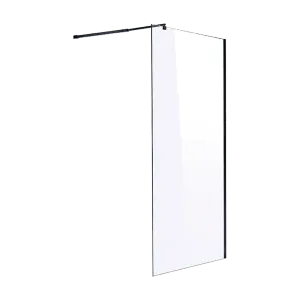 1100 x 2000mm Frameless 10mm Safety Glass Shower Screen