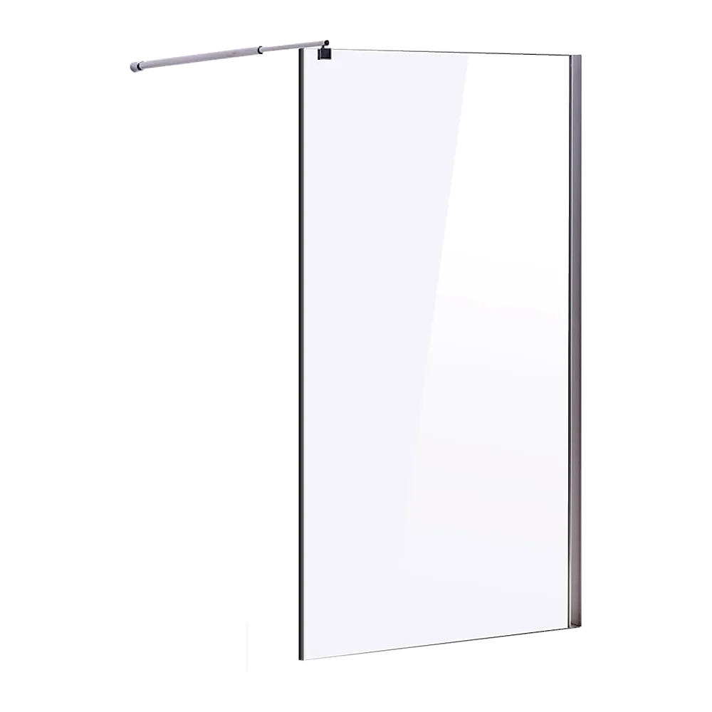 1100 x 2100mm Frameless 10mm Safety Glass Shower Screen