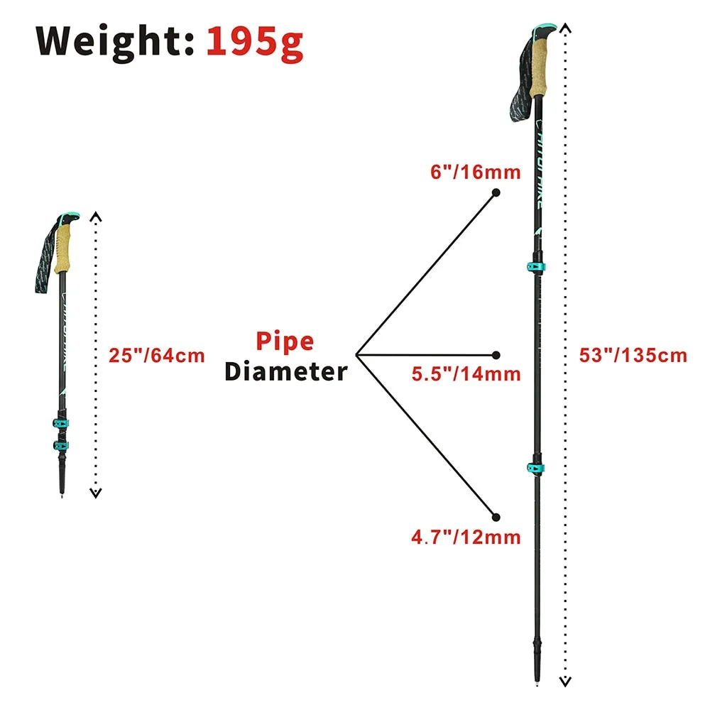 195g/pc Trekking Pole