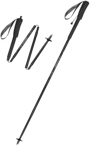 2 Pack Ultralight Carbon Fiber Trekking Poles – Adjustable Collapsible Hiking Poles with Extended Foam Grips, Quick Flip Locks, Tungsten Steel Tips – Lightweight and Durable for Hiking & Camping