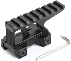 2.91" Red Dot Sight Riser Mount for EO Sight, Tactical Optic Scope Riser Mount 8 Slots Picatinny, fit for 20mm Weaver/Picatinny Rail