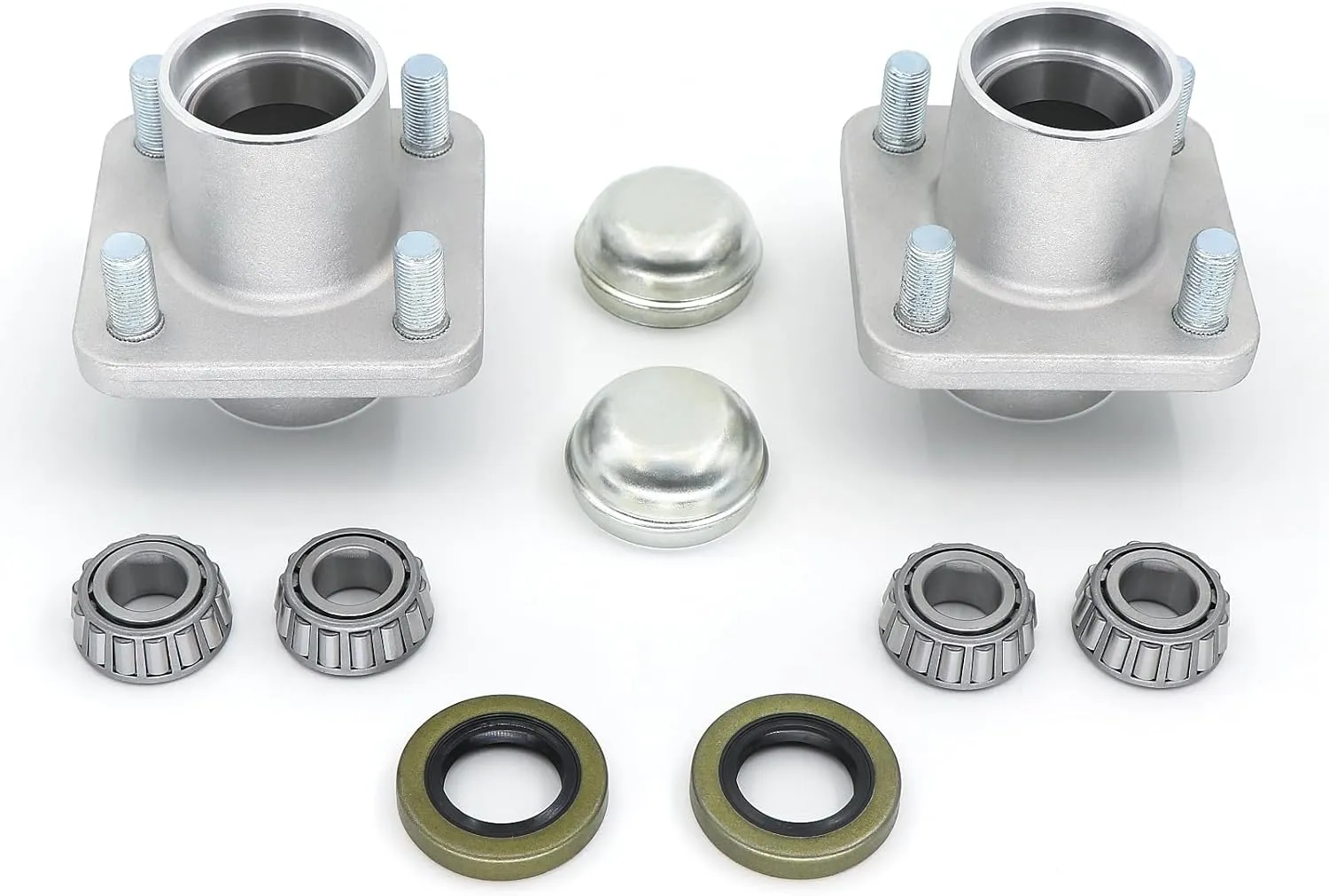 2pcs Aluminum Front Wheel Hub and Bearing Fit Club Car DS Gas & Electric Models 1974-2003 OEM 1011892