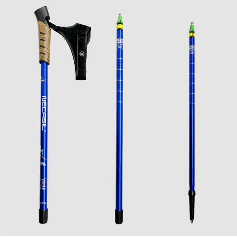 2PCS Nordic Walking Poles Telescopic Aluminium Alloy