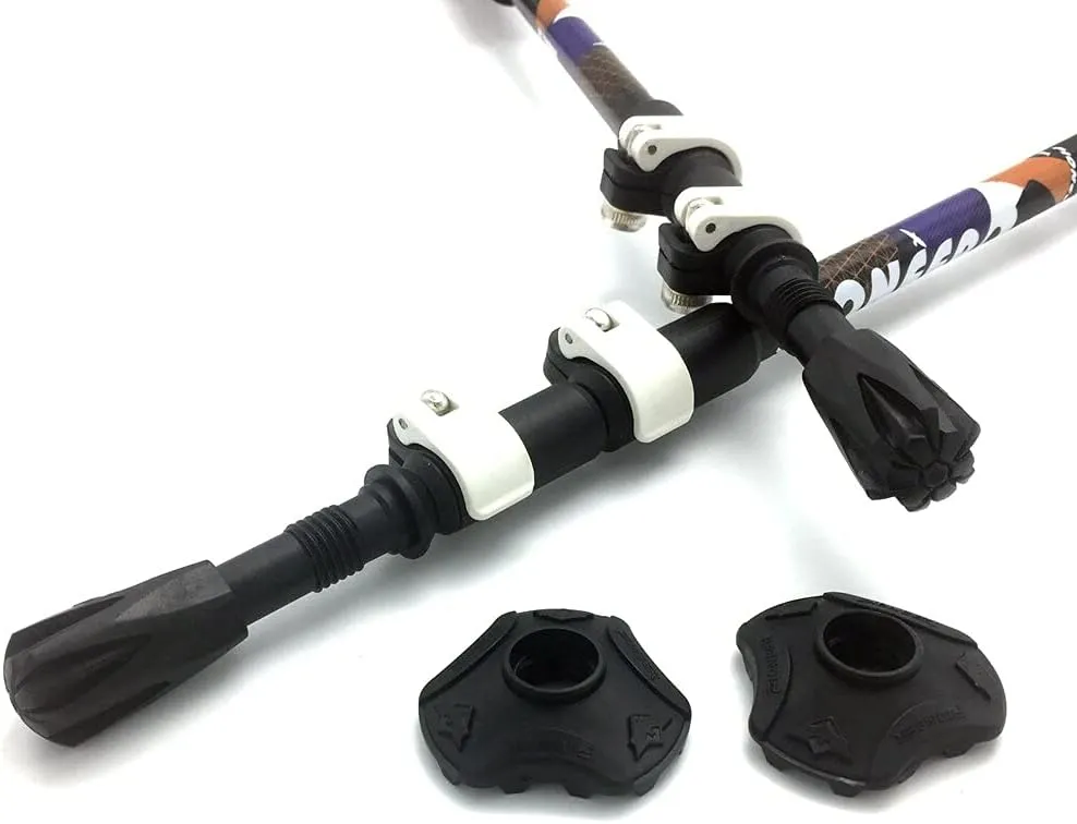 2Pcs/Lot 240g/Pcs Walking Poles Nordic Walking Poles Telescopic Aluminum Shooting Canes Hiking Poles Can Be Contracted for Easy Storage Ultralight Walking Poles