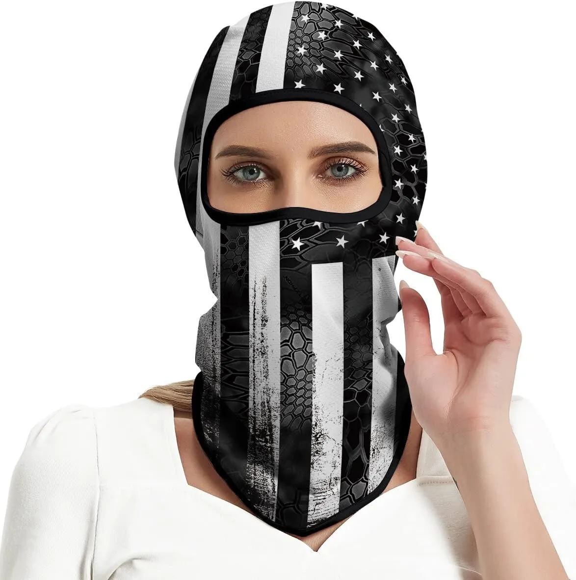 3PCS Balaclava Full Face Mask Ski Mask UV Protection Cover Motorcycle Full Face Mask for Men Women Outdoor Sports