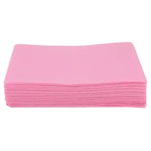 40 Piece Disposable Bedsheets Pink Massage table covers for Sugaring Waxing Facial Spa Sheet Disposable Bed Sheet Waterproof Oil-proof [ 40 Piece Pack ]