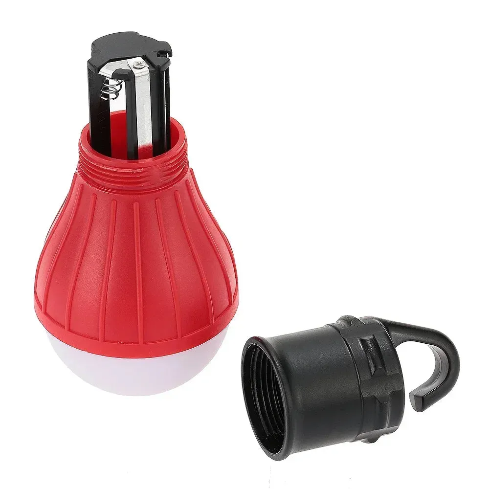 4pcs/lot Camping Lantern Outdoor Light Battery Powered Lights Waterproof Lighting Mini Portable LED Lamp Bulb Emergency Light