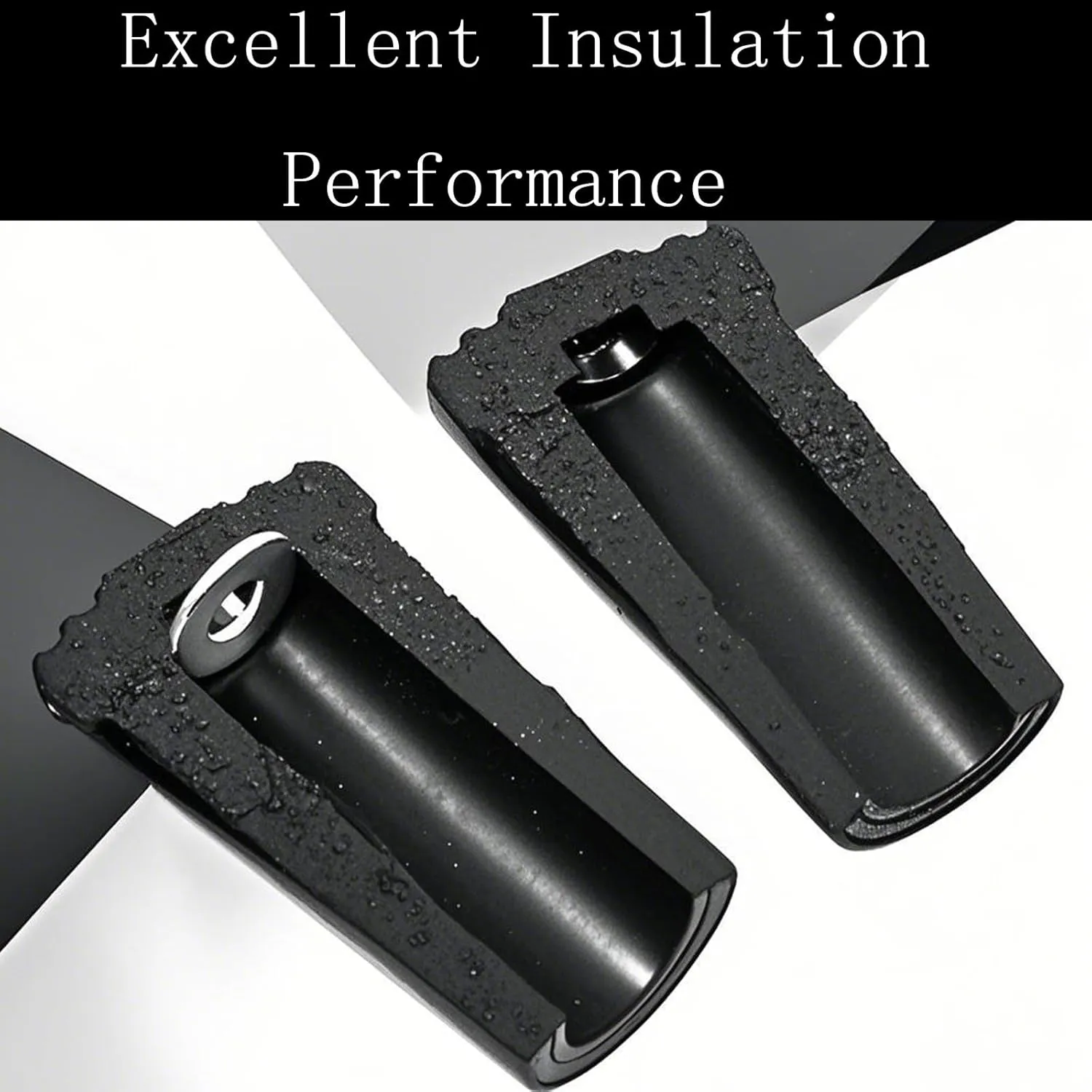 6 - Piece Hiking Pole Accessories Kit, Anti - Slip and Shock - Absorbing Rubber Foot Covers, Ideal for Protecting Pole Tips with Cylindrical Heads