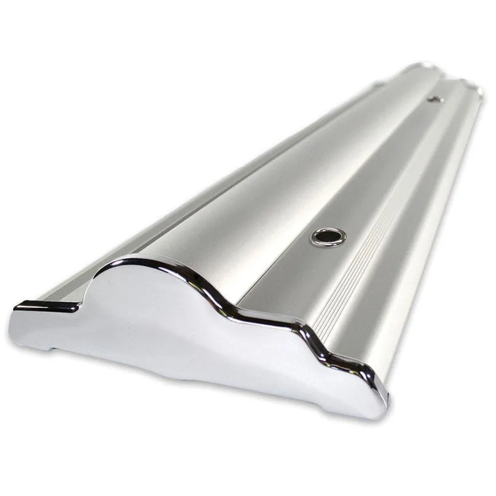 60" SilverStep Retractable Banner Stand (Silver)