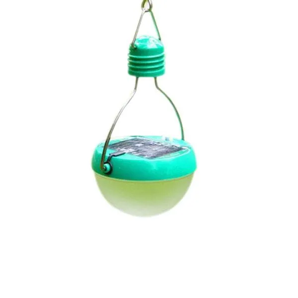 7-LED Solar Light IP55 Water Resistance Garden Corridor Night Lamp Green