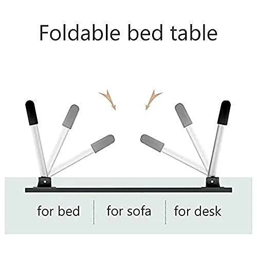 7860 FOLDABLE BED STUDY TABLE PORTABLE MULTIFUNCTION LAPTOP TABLE LAPDESK FOR CHILDREN BED FOLDABLE TABLE WORK OFFICE HOME WITH TABLET SLOT & CUP HOLDER
