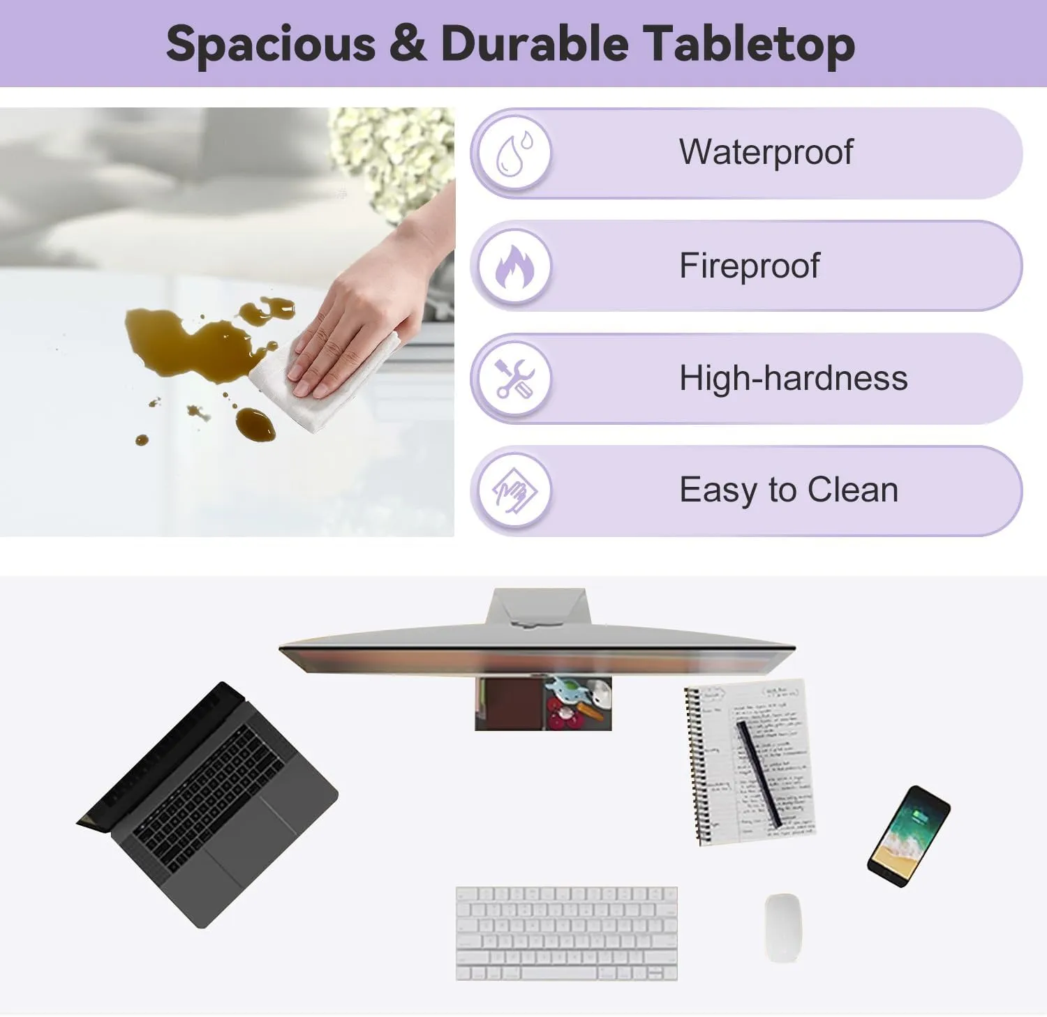 8pcs Modern White Office Conference Table,70.8Lx21.6Wx29.5H Inches Large Rectangle Meeting Table for 8-16 People,Folding Conferece Room Tables,Mobile Training Table Durable Seminar Boardroom Tables