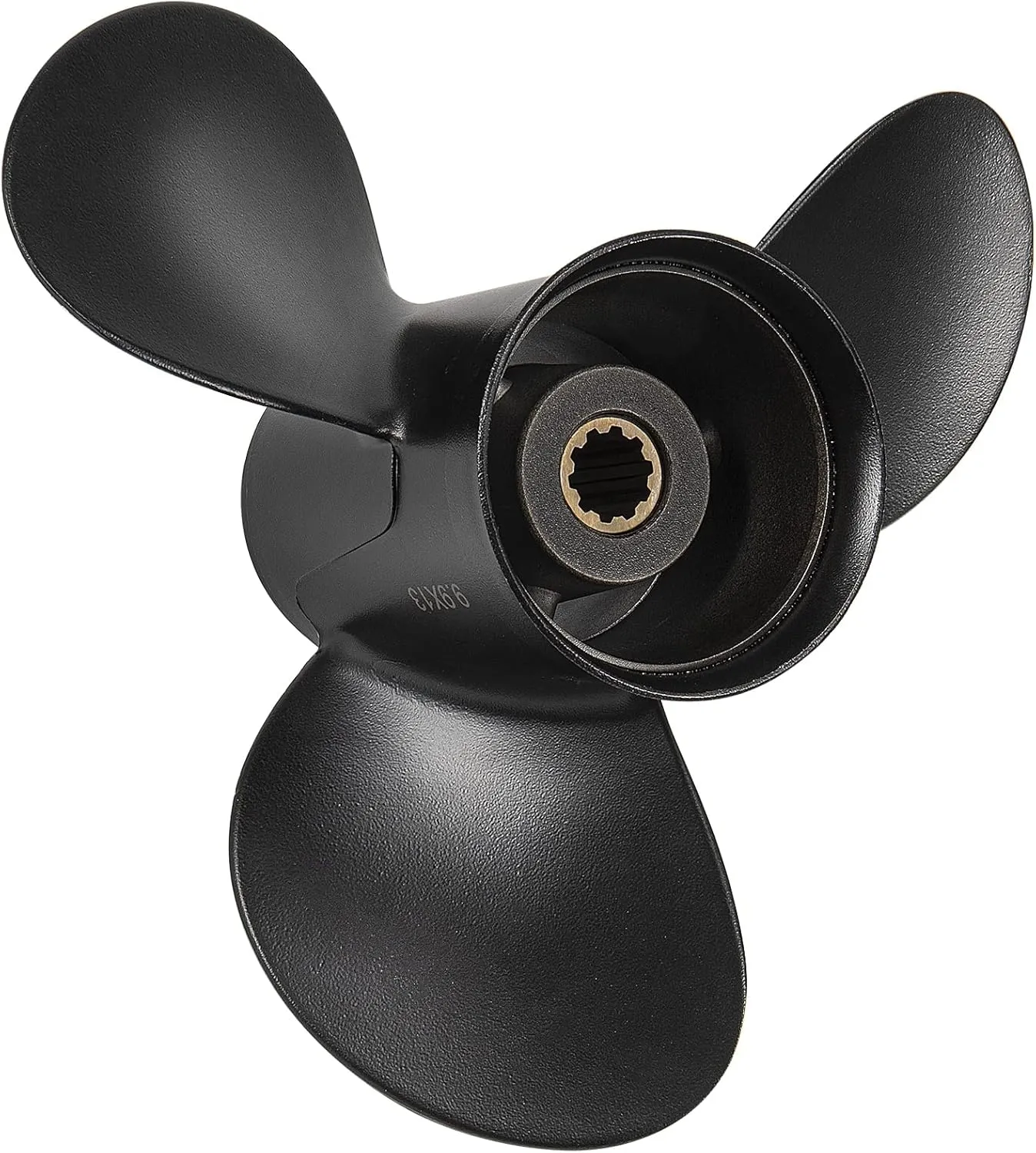 9.9 x 13 Pitch 48-896900A40 10 Spline Tooth Upgrade OEM Aluminum Boat Outboard Moto Propeller for Mercury Engines 25-30HP/ Tohatsu Nissan 3R0B645270 9 7/8x13 3" Gearcase,Rh