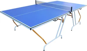 9ft Portable and Foldable Table Tennis Table for Family Fun, Complete Set with Paddles and Balls, Indoor Games