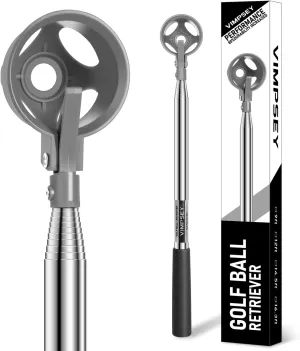 9Ft/12Ft/16.3Ft/20Ft Golf Ball Retriever for Water Telescopic, Stainless Steel Ball Retriever Tool Golf Ball Grabber