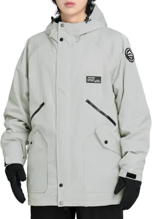 Actleis Men's Waterproof Snowboarding Jacket Winter Warm Windproof Ski Snow Coat With Hood