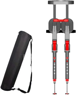 Adjustable Chairless Wearable Invisible Chair, Portable Leg Ergonomics Lightweight Seat, Anywhere Camping Folding Stool Bear Up to 150kg Aluminum Foldable