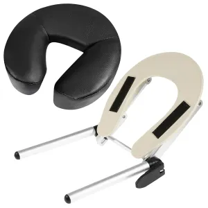 Adjustable Massage Table Face Cradle with Pillow Cushion Massage Table Bed Chair Headrest ＆ Face Pillow Massage Platform Head Rest Cushion Cradle for Salon Home Mattress Top Massage Kit