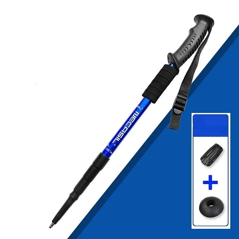 Adjustable Ultralight Aluminum Trekking Poles for Hiking & Running