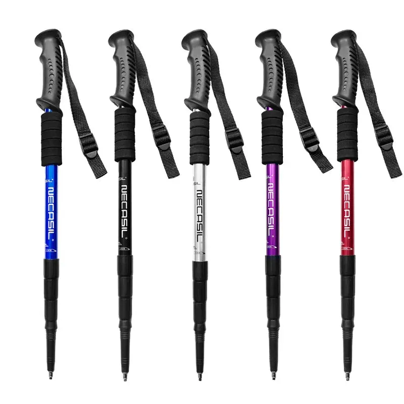 Adjustable Ultralight Aluminum Trekking Poles for Hiking & Running