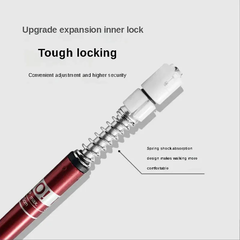 Adjustable Ultralight Aluminum Trekking Poles for Hiking & Running
