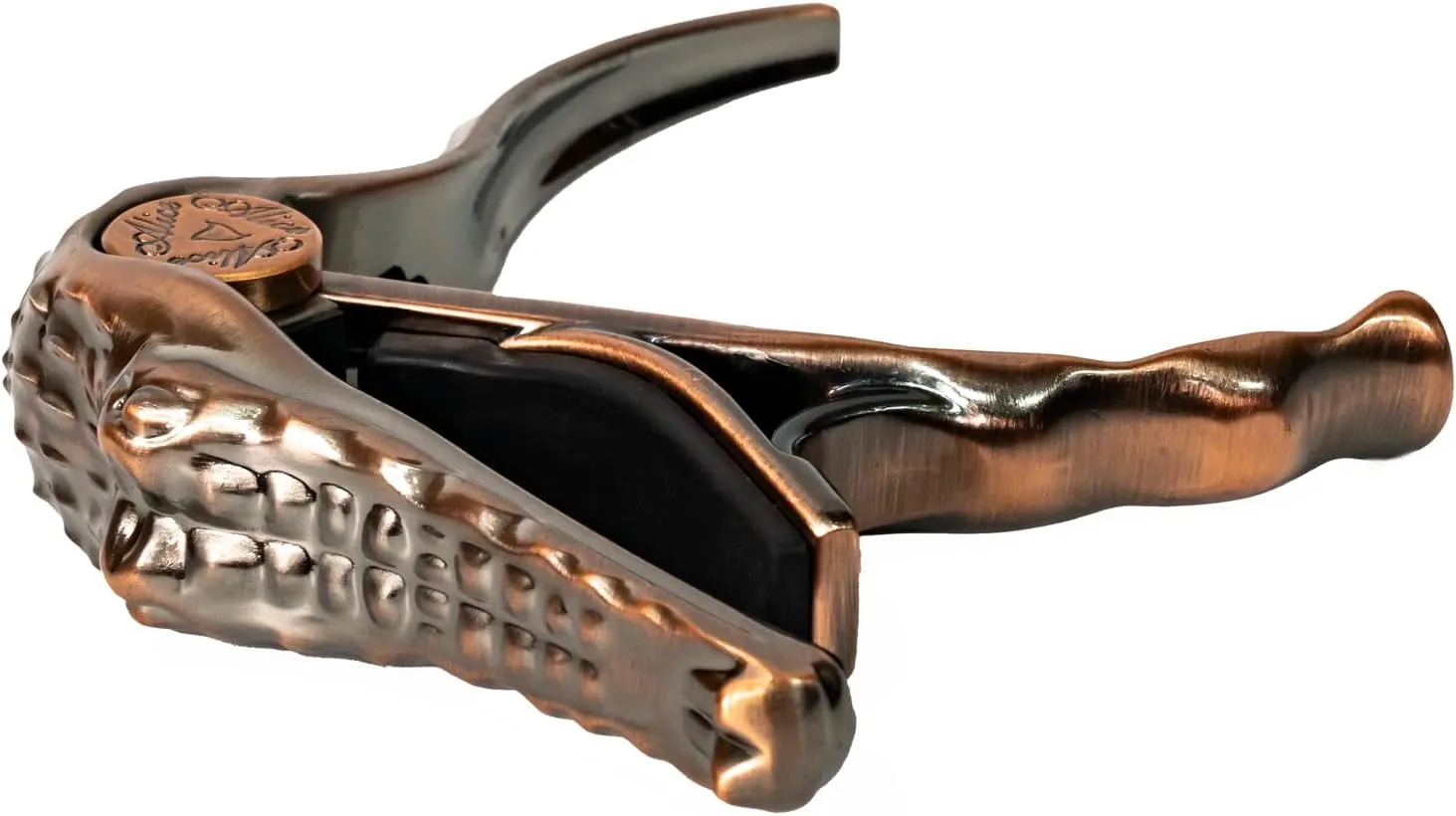 Alice Guitar Capo for Acoustic and Electric Guitars - Alligator Shape Aluminum Alloy Acoustic Guitar Capo with Clamshell Package