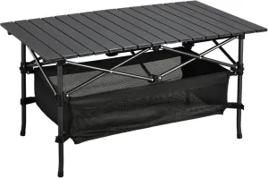 Aluminum Folding Camping Table with Carry Bag - Lightweight Roll Up Design for Outdoor, Indoor, Picnic, BBQ, Beach, Patio, Backyard, and Travel