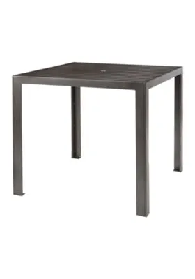 Aluminum Slat 42" Square Counter Umbrella Table by Tropitone