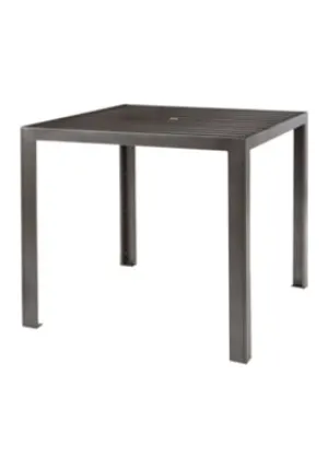 Aluminum Slat 42" Square Counter Umbrella Table by Tropitone