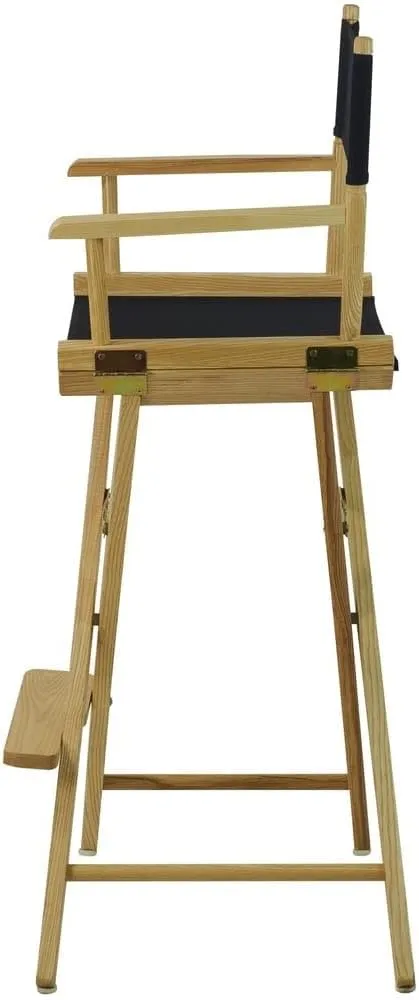 American Trails Extra-Wide Premium 30" Director's Chair Black Frame with Red Canvas, Bar Height