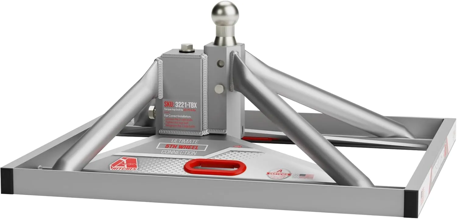 Andersen Hitches Lowered Aluminum Ultimate 5th Wheel Connection Toolbox Version - Base with Hardware