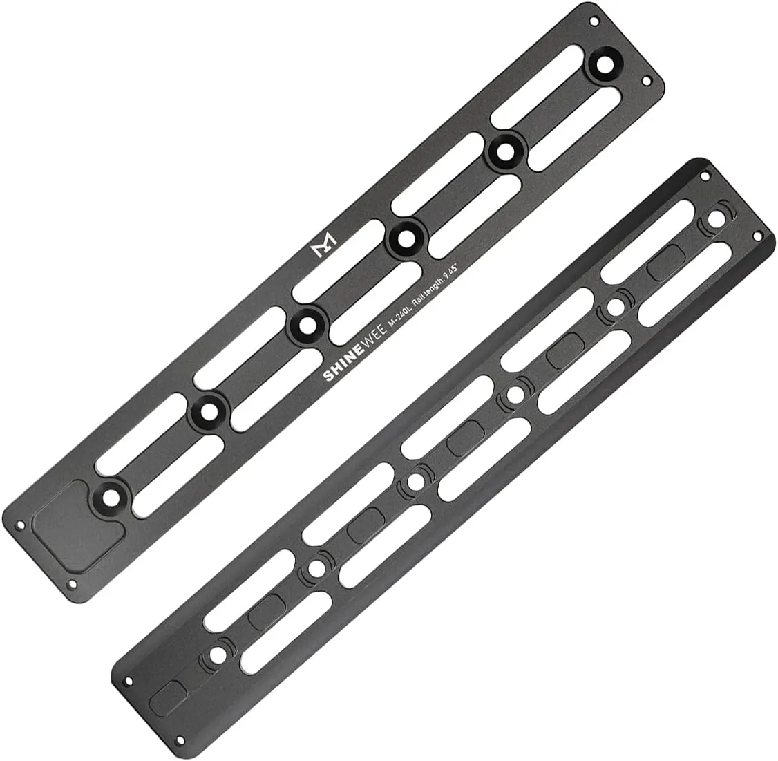 Arca Dovetail Rail for M-LOK System – Quick-Release Tripod Mount Adapter | Compatible with Arca-Swiss/RRS Standards | Lightweight Aluminum Hunting Accessory | 6-Slot Interface