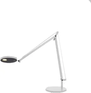 Artemide Demetra LED 9.2W 30K Dimmable White Table Lamp with Base