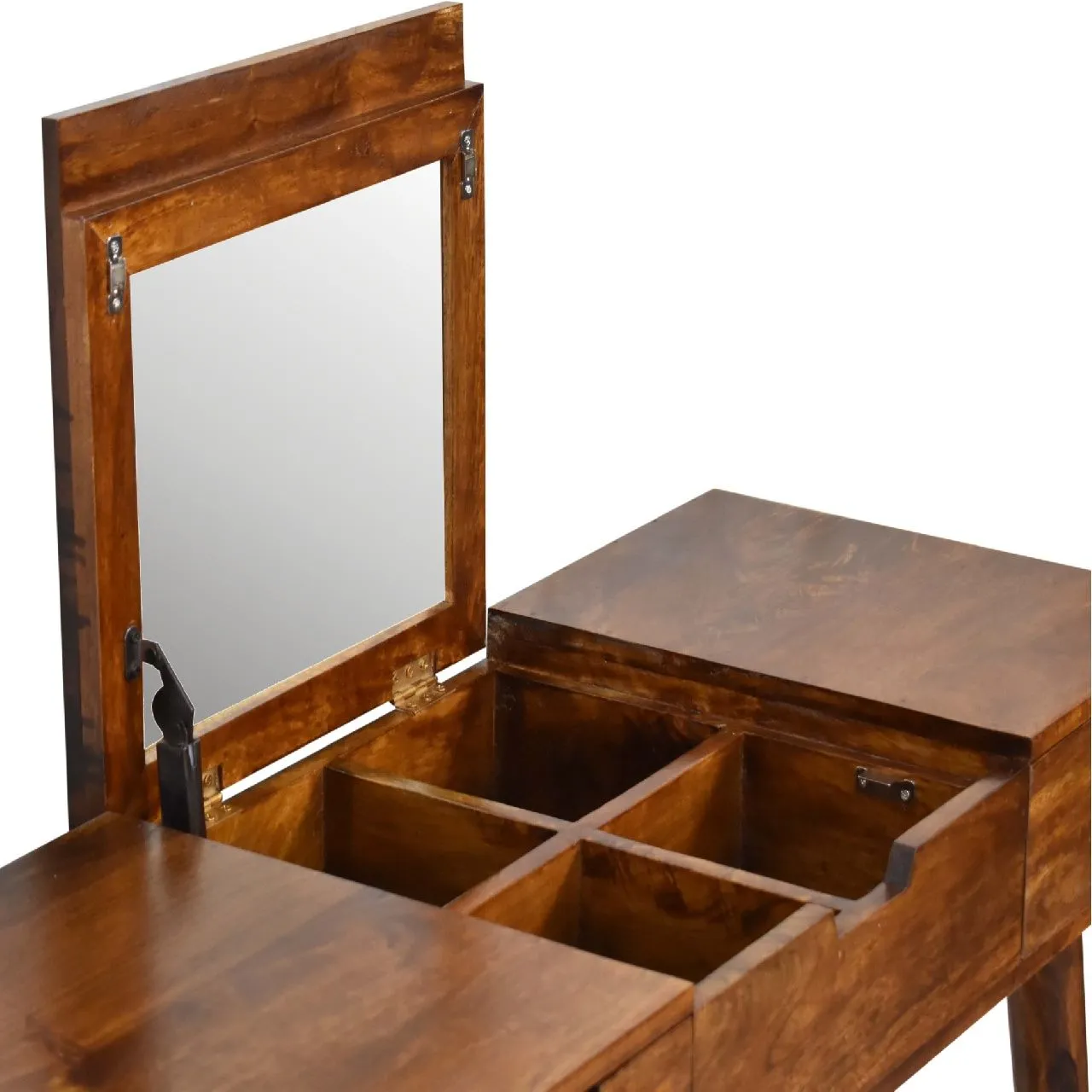 Artisan Furniture Foldable Mirror Table - Chestnut