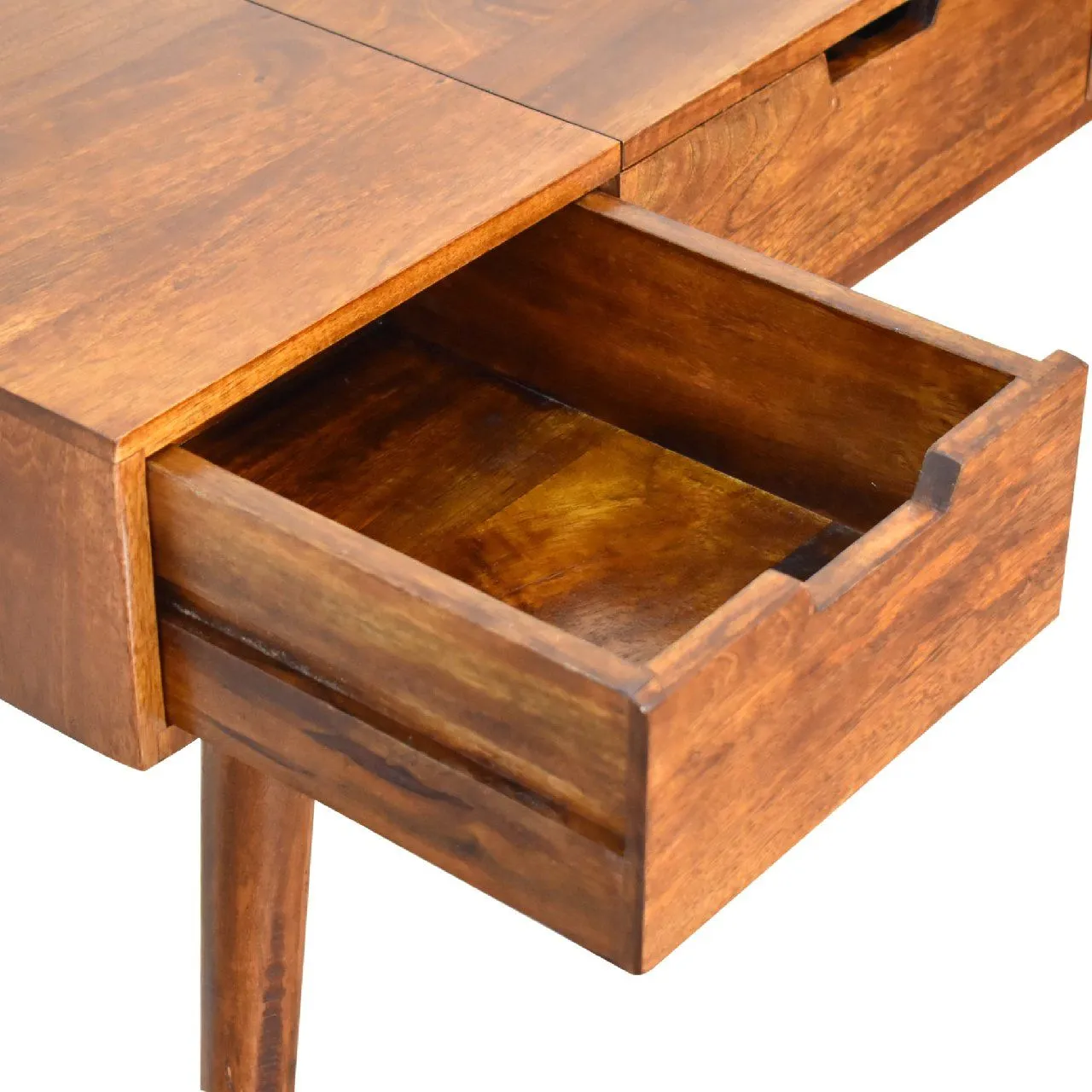 Artisan Furniture Foldable Mirror Table - Chestnut