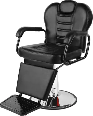 Artist hand Barber Chair Reclining Salon Chair Heavy Duty Hydraulic Salon Shampoo Furniture with Footrest and Headrest, 360 Degree Swivel Hair Chair, Spa Beauty Equipment for Hair Stylist, Barbershop