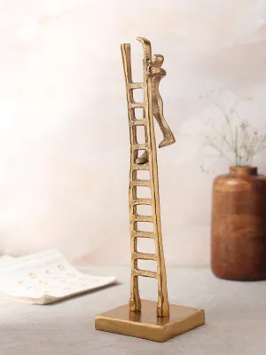 Ascendant Dreamer Sculpture in Gold