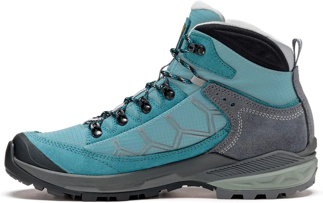 ASOLO Women's Falcon EVO GV Waterproof Breathable Lace-Up Outdoor Hiking Boots w/Suede & Nylon Upper, High-Traction Outsole