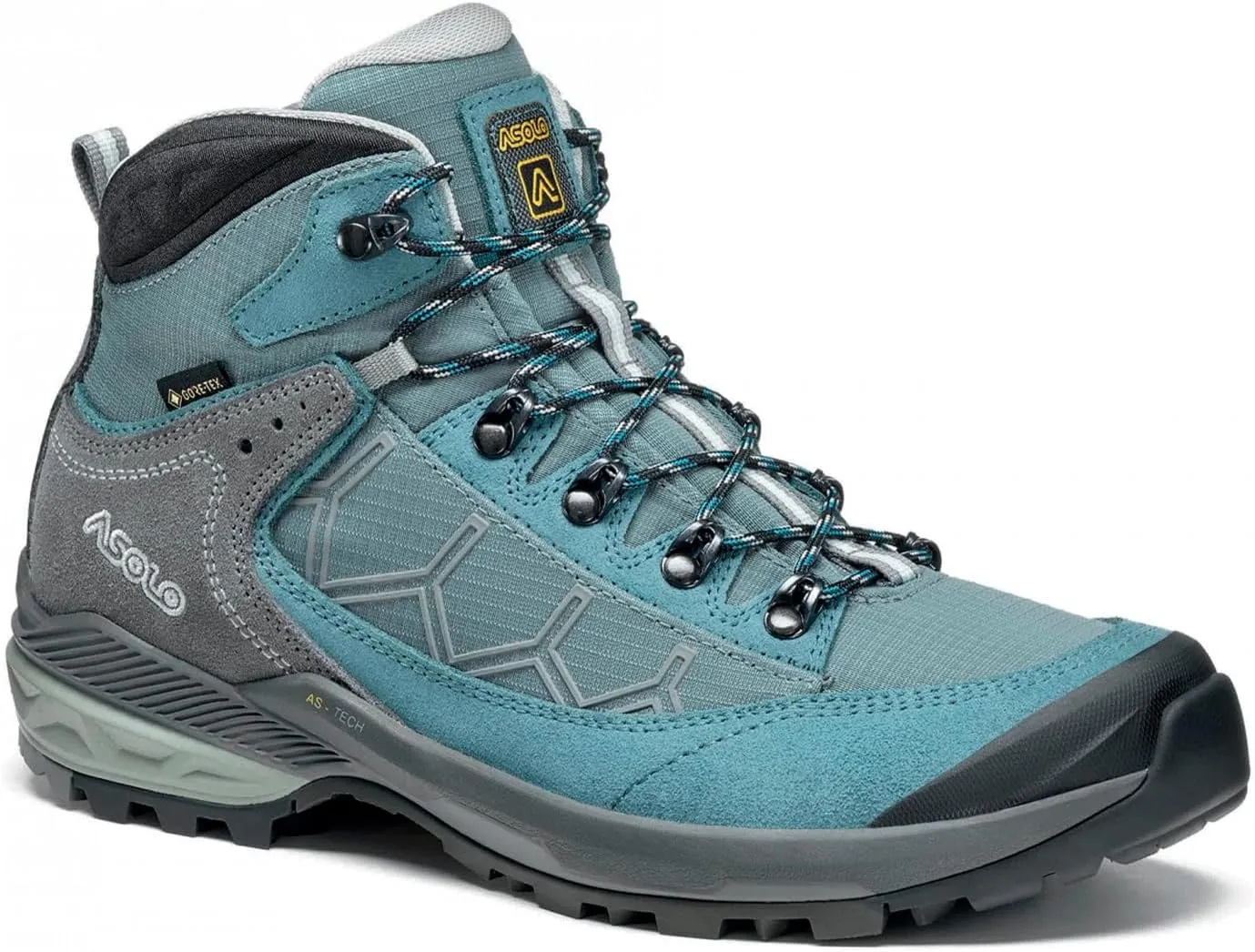 ASOLO Women's Falcon EVO GV Waterproof Breathable Lace-Up Outdoor Hiking Boots w/Suede & Nylon Upper, High-Traction Outsole