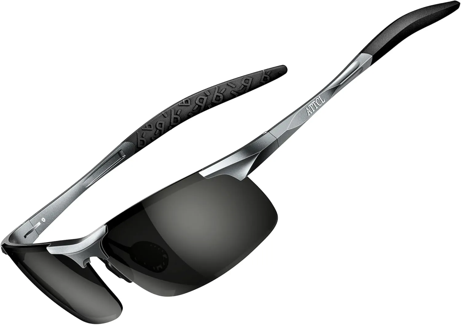 ATTCL Men's Fashion Driving Polarized Sunglasses for Men - Al-Mg metal Ultralight Frame