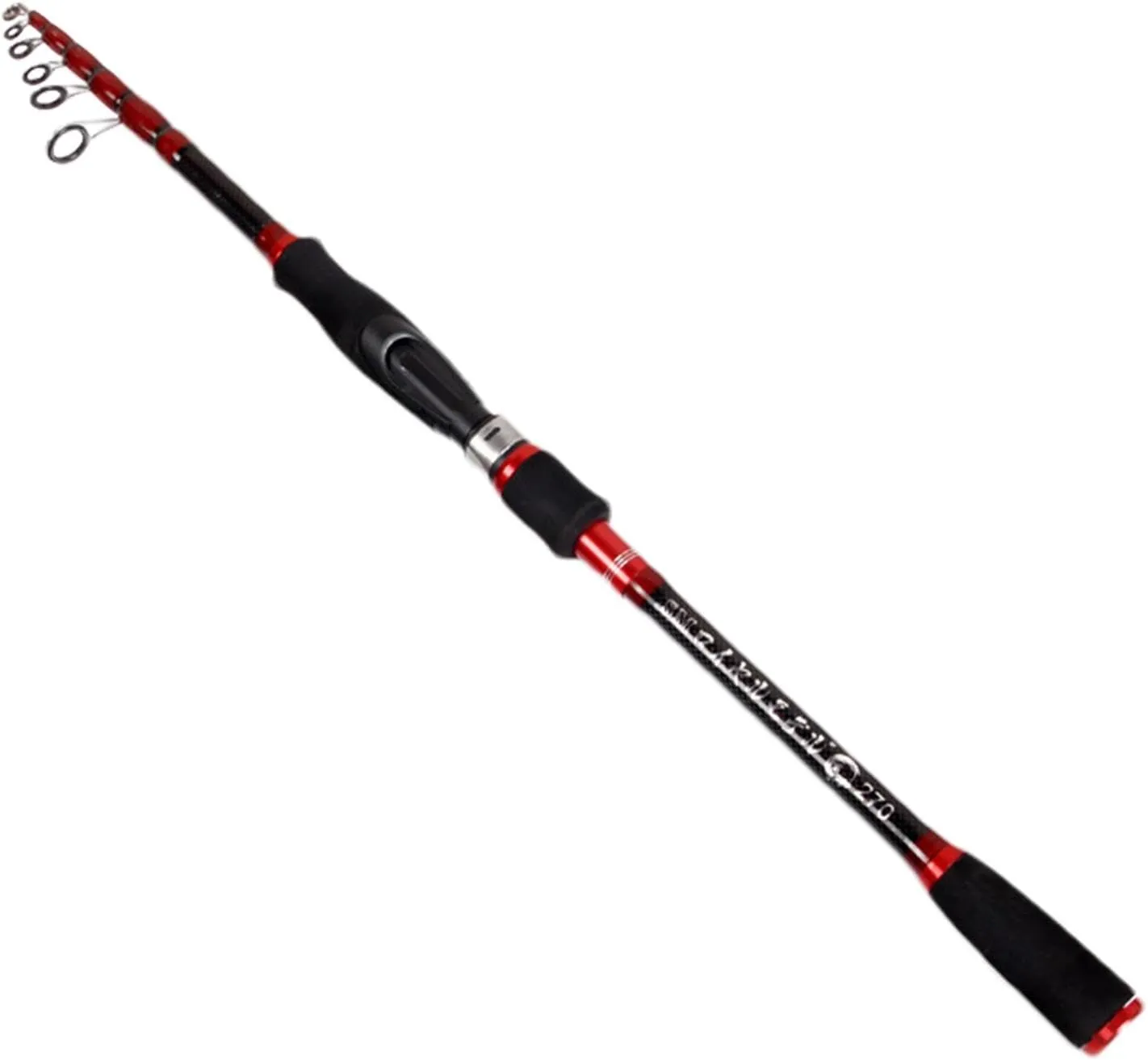 Backpacking Fishing Rod, Telescopic Fishing Rod | Cast And Telescopic Fishing Rods,Adjustable Short Section Portable Fishing Rod for Freshwater