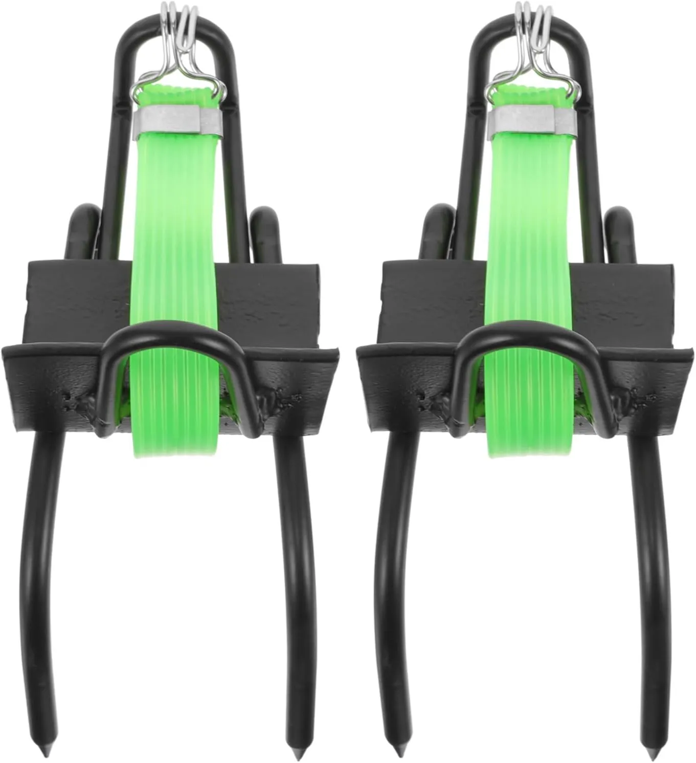 balacoo 1 Pair Tree Climbing Ankle Buckle Tree Harness Kit Spikes Shoes for Pole Climbing