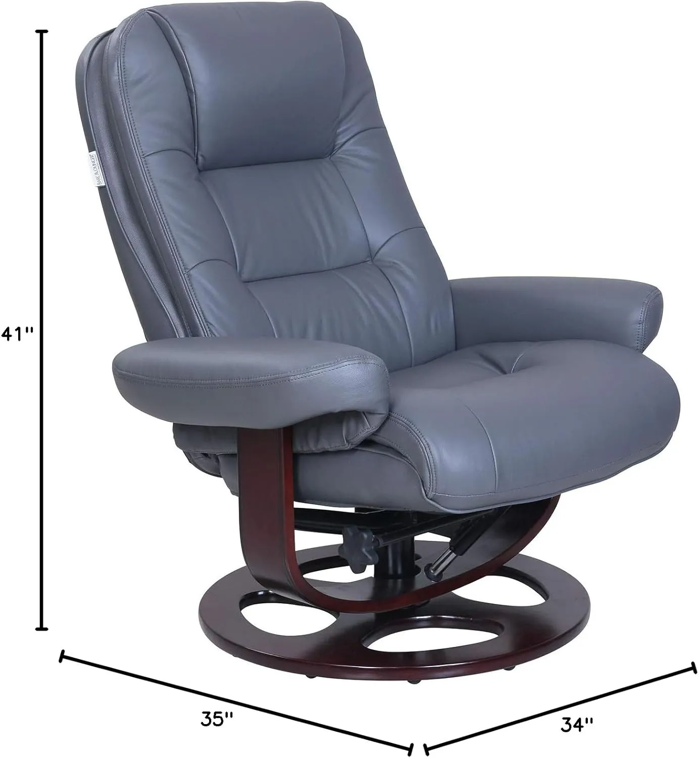 BarcaLounger Jacque Reclining Pedestal Chair – Marlene Gray