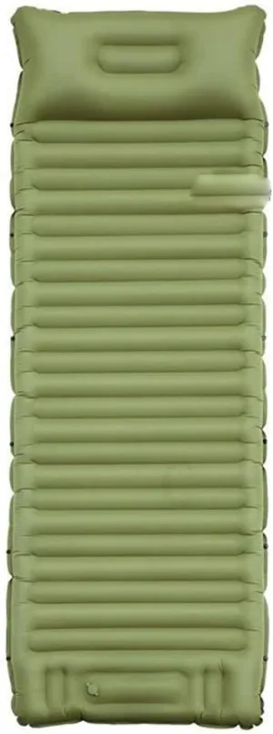 Beach Blankets Outdoor Camping Inflatable Mattress Sleeping Pad Beach Inflatable Bed Office Lunch Break Cushion Ultralight Hiking Trekking Mat(Green)