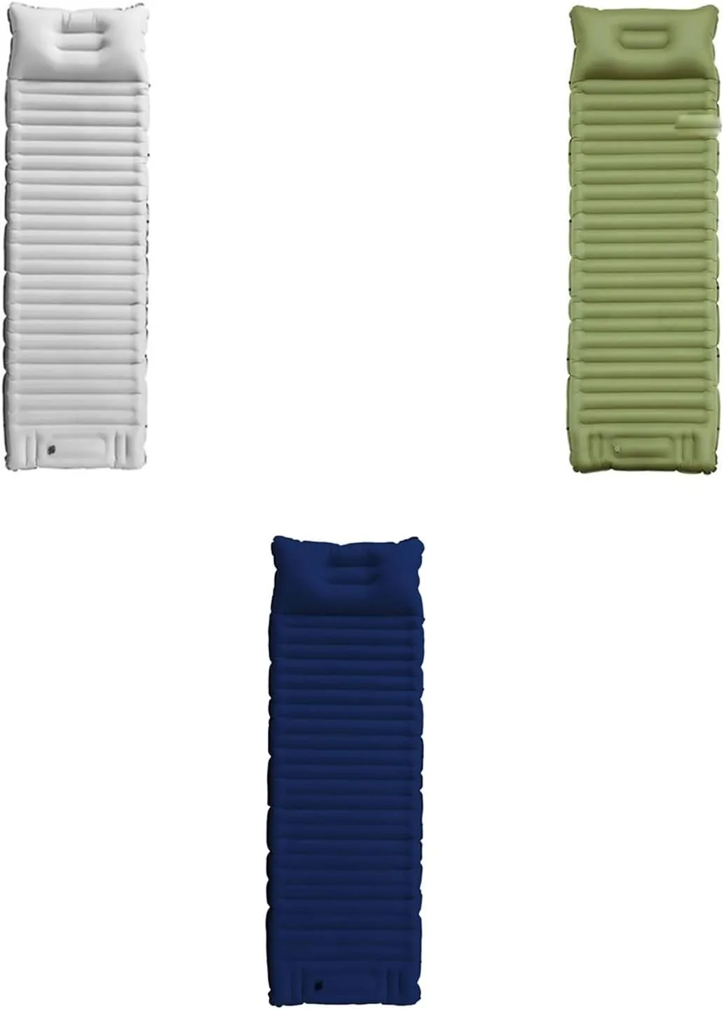 Beach Blankets Outdoor Camping Inflatable Mattress Sleeping Pad Beach Inflatable Bed Office Lunch Break Cushion Ultralight Hiking Trekking Mat(Green)