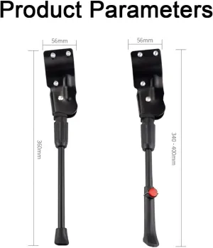 Bike Kickstand for Orbea Laufey Rise Wild FS MX Aqua Berria Spider MX 20 Carpe Terra H30, Adjustable Bicycle Kickstand, Suit Mountain Bike, Concealed Spring-Loaded Latch,A