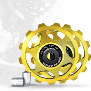 Bike Set of 2 Ceramic Jockey Wheels 13T - Derailleur Pulley - Jockey Wheels 11 Speed - Pulley Sram - Compatible with Shimano Jockey Wheels