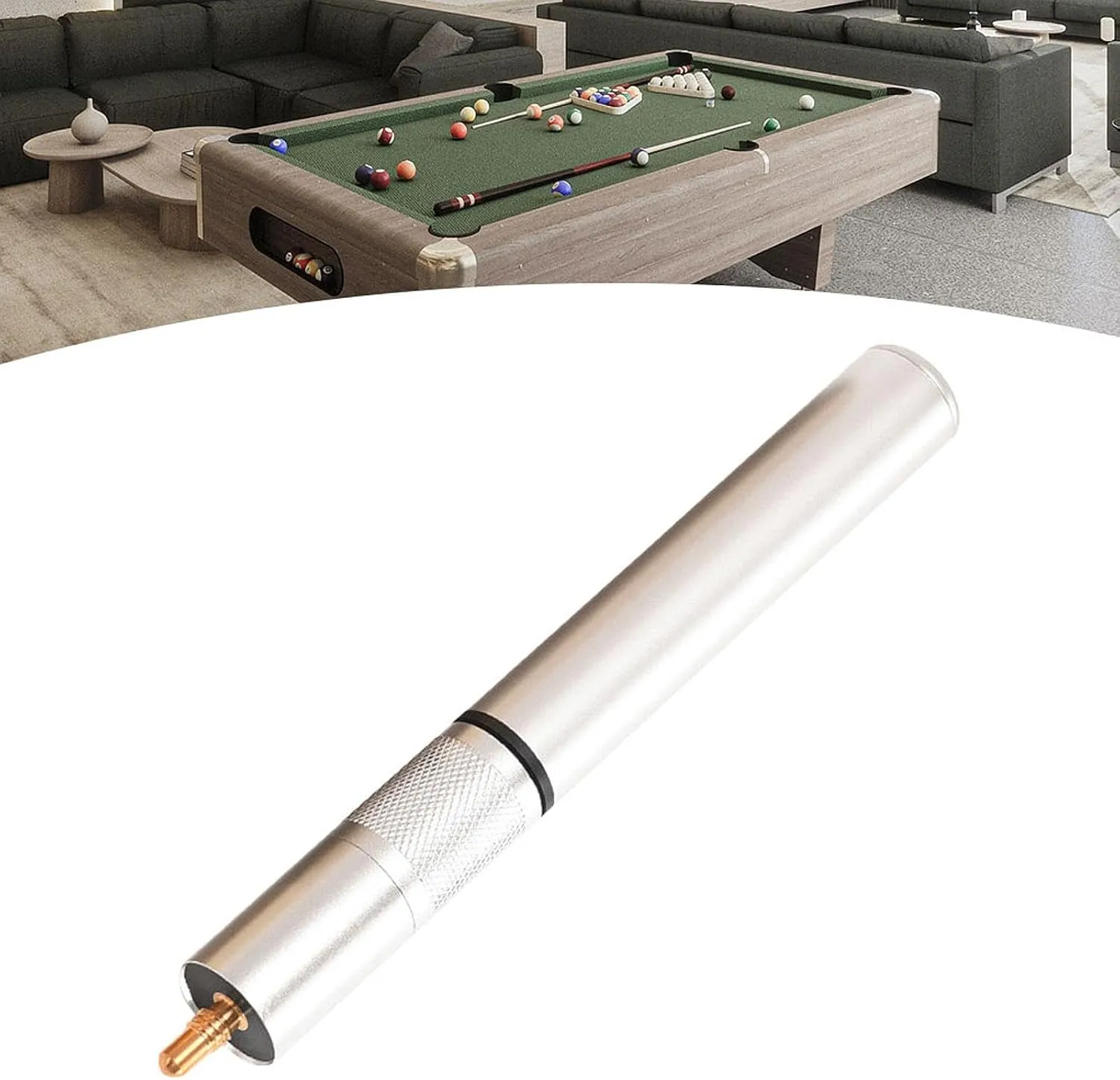 Billiards Cue Extension Pool Cue Extender Rod Telescopic Training Aluminum Alloy Lightweight Lengthen Tool Pool Cue Extension